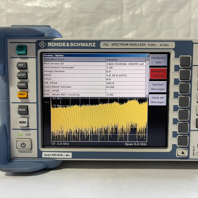 Rohde & Schwarz FSL 6 Spectrum Analyzer