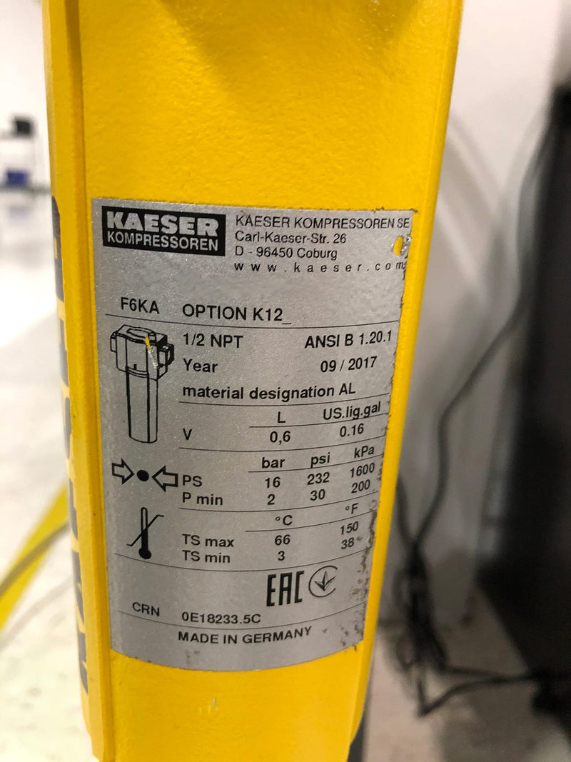 Kaeser F 6 KA Portable Dryer