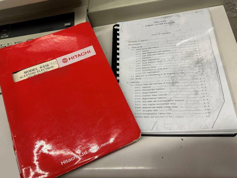 Hitachi S 570 SEM (Scanning Electron Microscope)