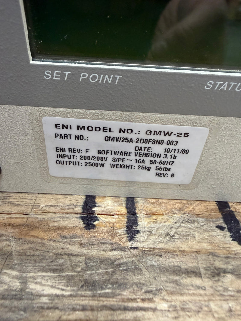 ENI GMW 25 RF Generator