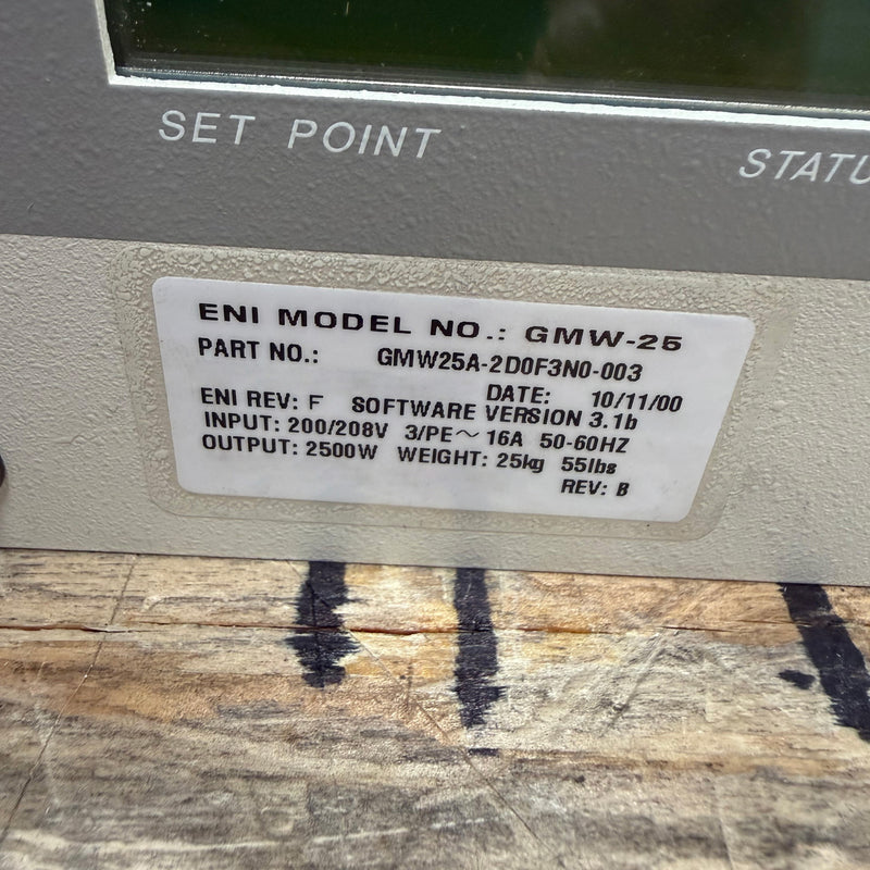 ENI GMW 25 RF Generator