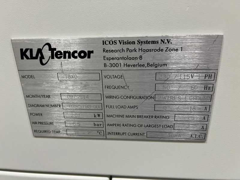 KLA / ICOS T 830 Component Inspector