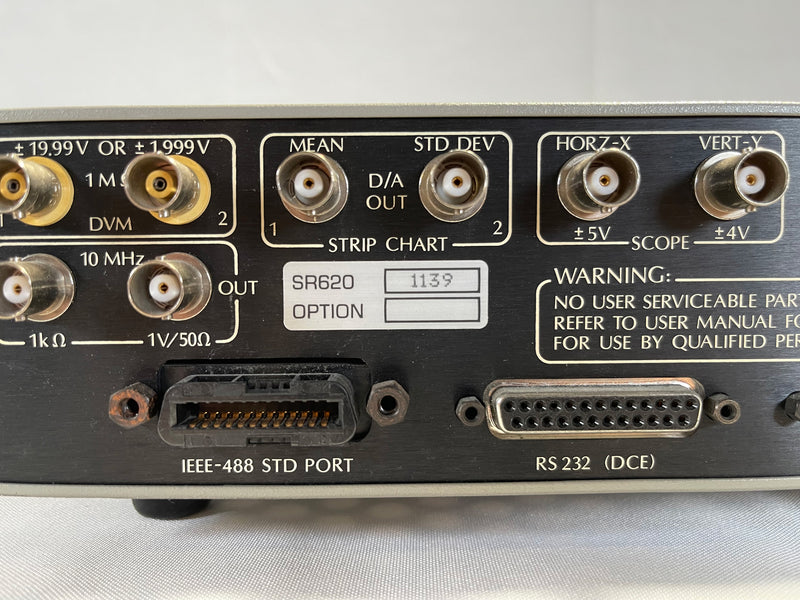 Stanford Research Systems (SRS) SR 620 Universal Time Interval Counter