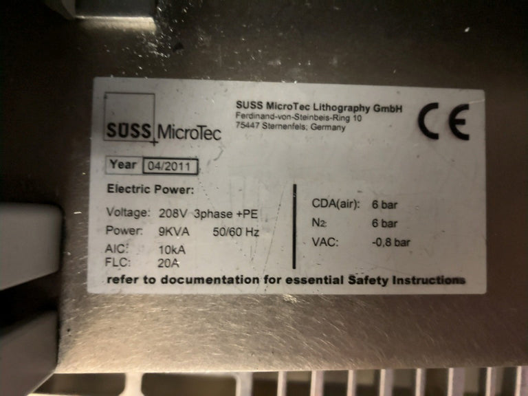SUSS SB 8 E Bonder