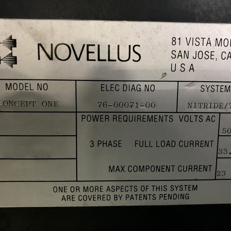 Lam / Novellus Concept One CVD (Chemical Vapor Deposition)