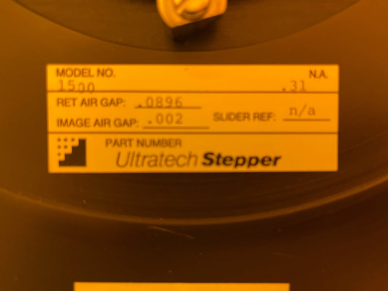 Ultratech UltraStep 1500 Stepper