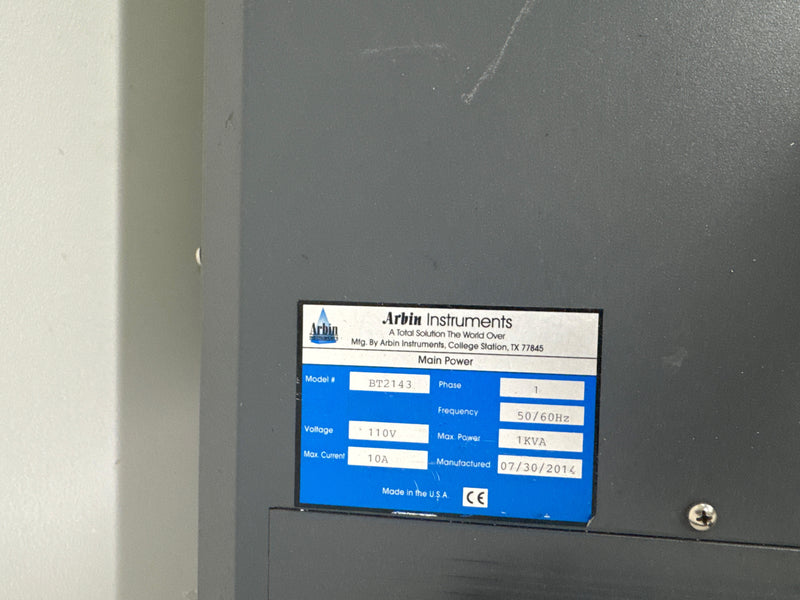 Arbin Instruments Battery Tester