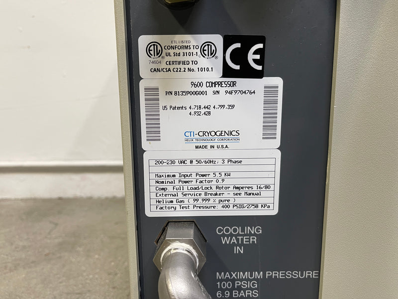 CTI 9600 Cryo Compressor