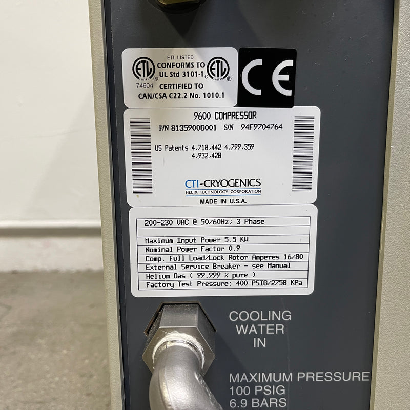 CTI 9600 Cryo Compressor