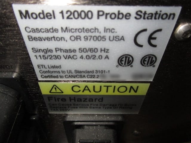 Cascade Microtech 12000 Probe Station