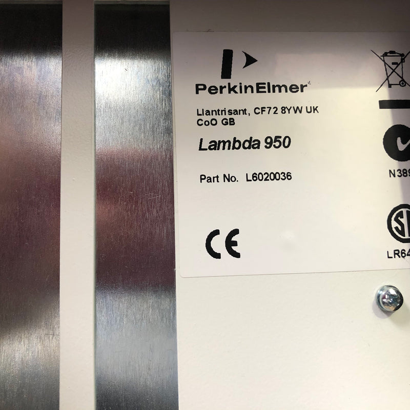 Perkin Elmer Lambda 950 UV-VIS-NIR Spectrophotometer (Ultra Violet Visible Near Infrared)