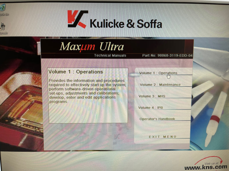 K&S Maxum Ultra Wire Bonder