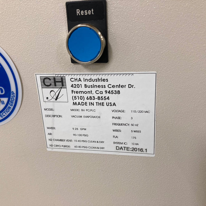 CHA Mark 50 E-Beam Evaporator