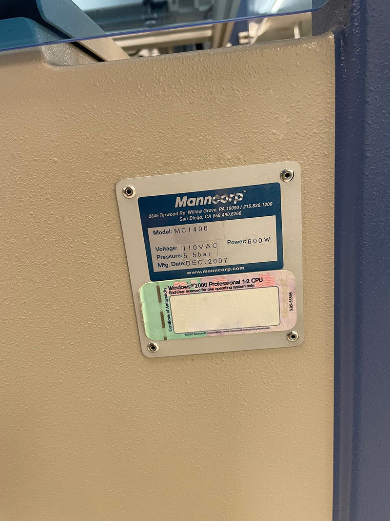 Manncorp MC 1400 Stencil Printer
