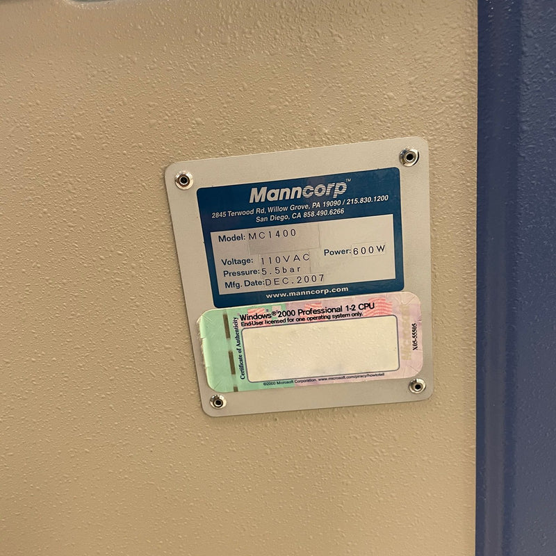 Manncorp MC 1400 Stencil Printer