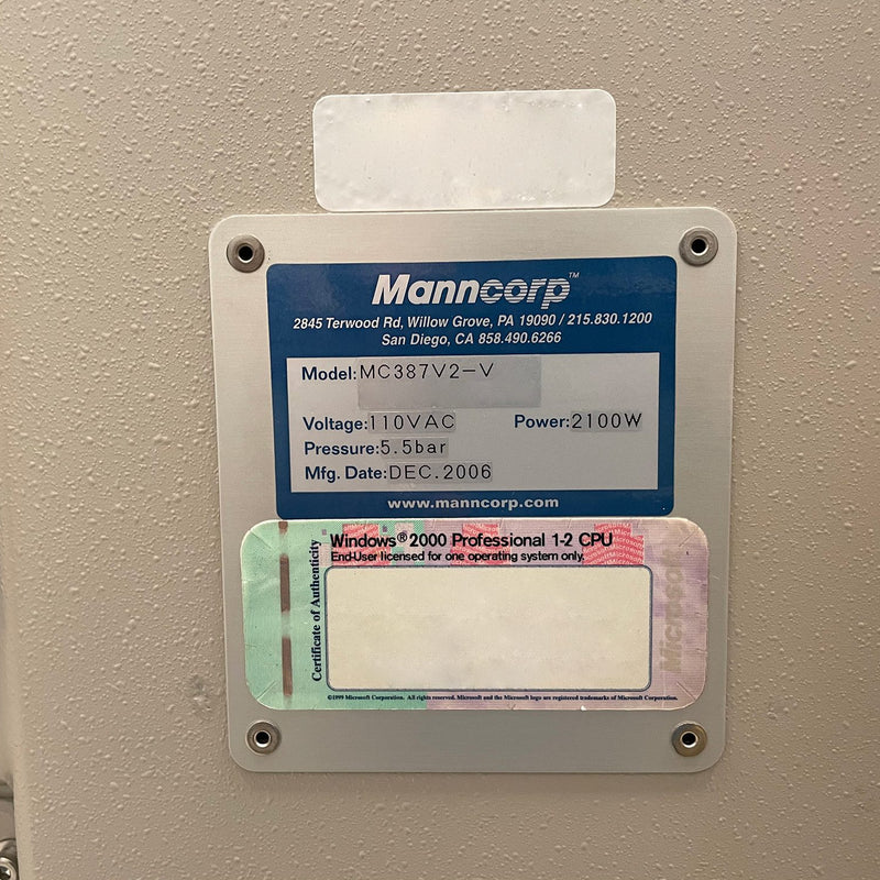 Manncorp MC 387 V 2 V Placement Machine