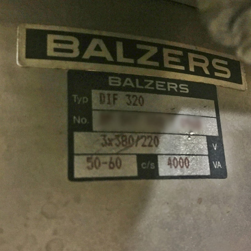 Oerlikon Balzers BA 710 Coater