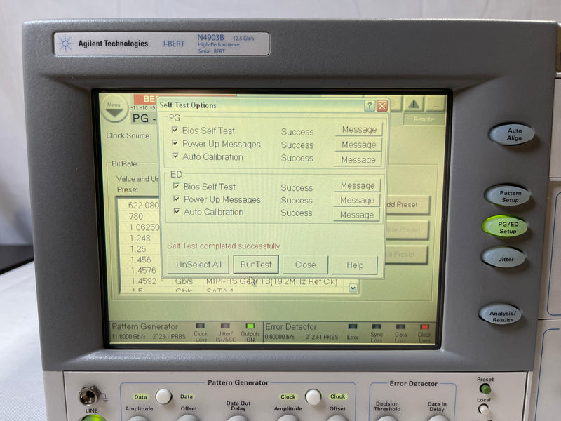 Agilent N 4903 B J-BERT High Performance Serial BERT 12.5 Gb/s