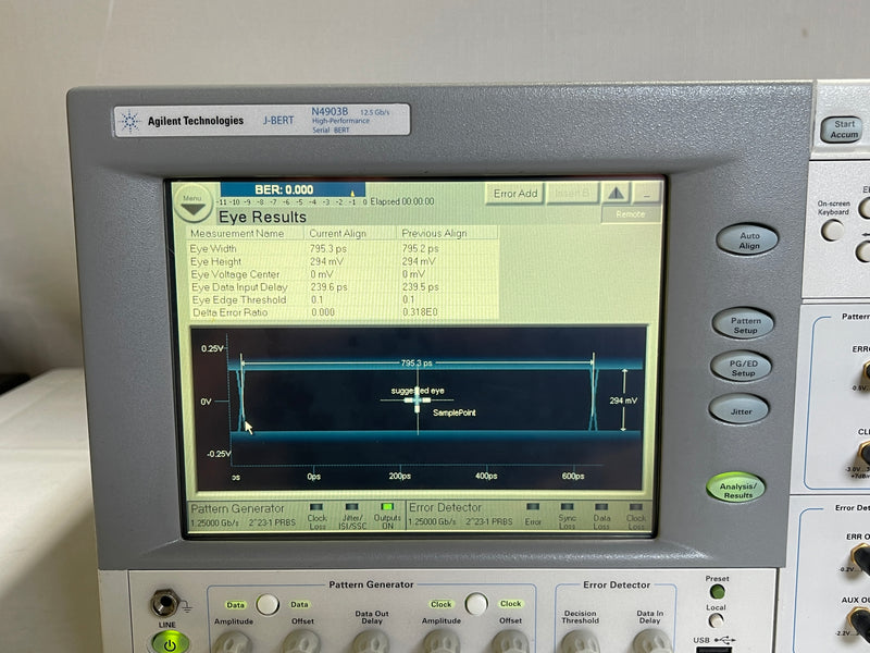 Agilent N 4903 B J-BERT High Performance Serial BERT 12.5 Gb/s