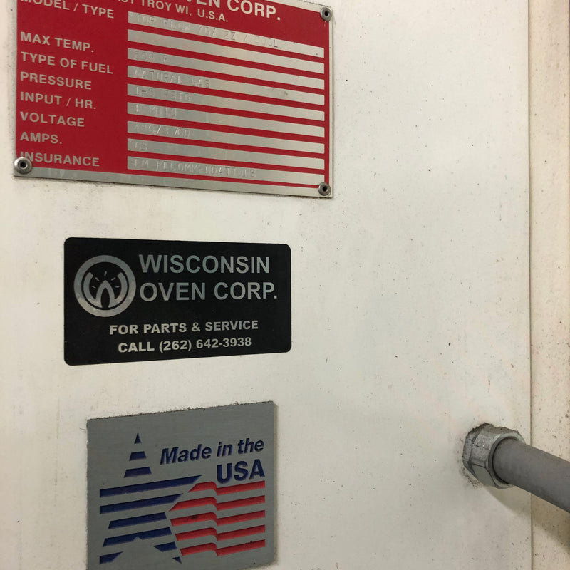 Wisconsin Oven Top Flow Oven