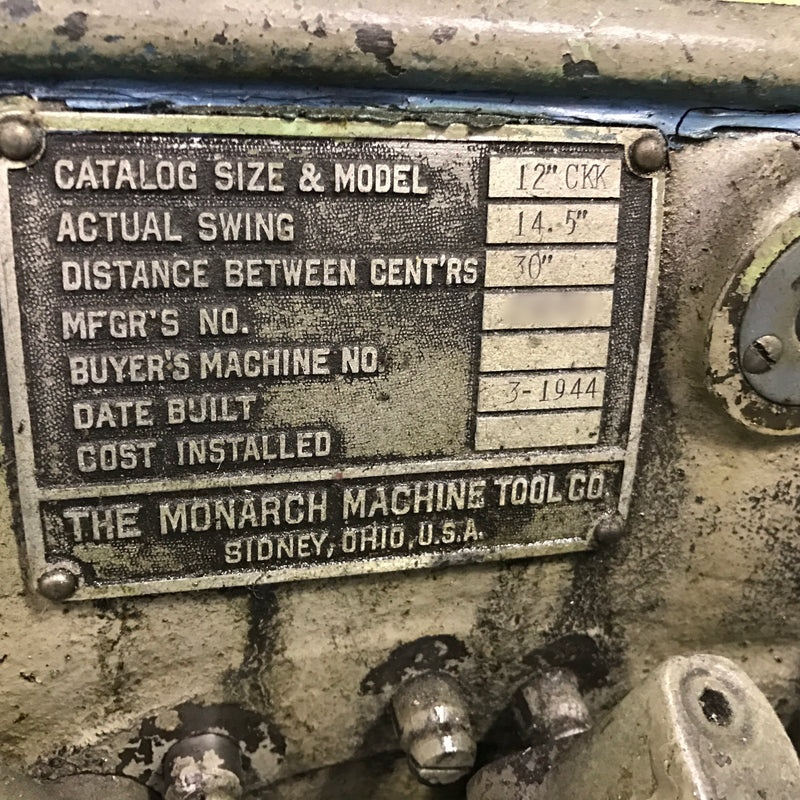 Monarch CKK Lathe
