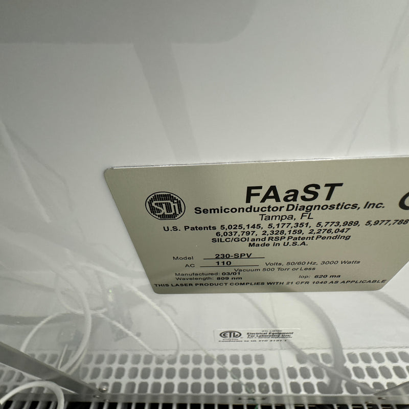 SDI FAaST 230 USPV SPV Measurement System