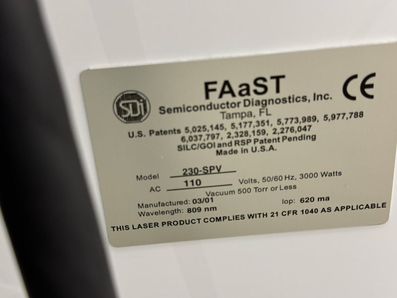 SDI FAaST 230 USPV SPV Measurement System