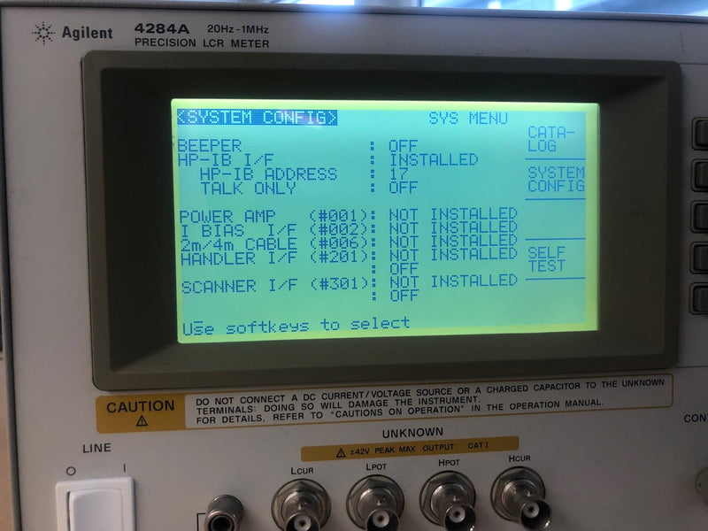 Keysight / Agilent 4284 A LCR Meter