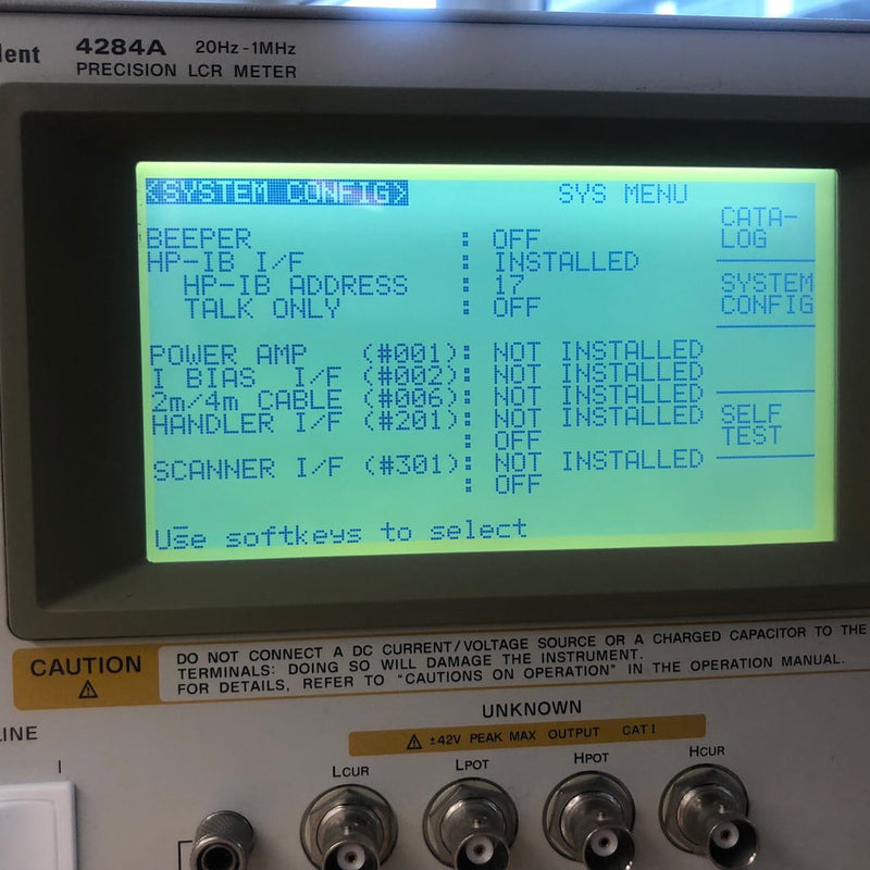 Keysight / Agilent 4284 A LCR Meter