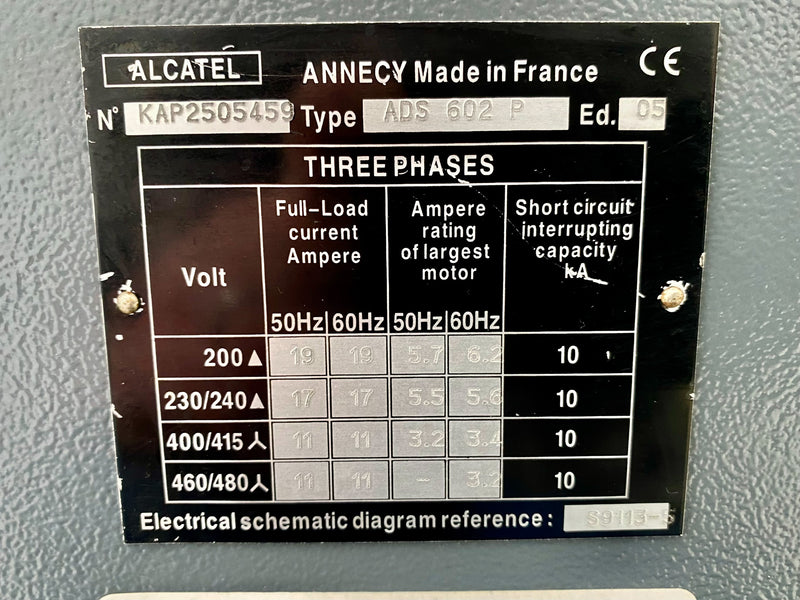 Pfeiffer / Alcatel ADS 602 P Dry Vacuum Pump