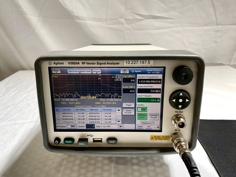 Agilent V 2820 A RF Vector Signal Analyzer