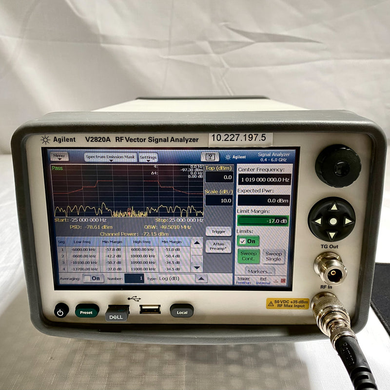 Agilent V 2820 A RF Vector Signal Analyzer
