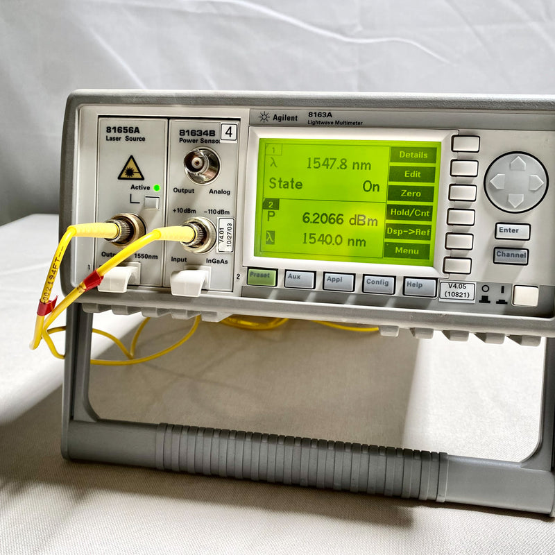 Agilent 81634 B Low Polarization Dependence Optical Power Sensor