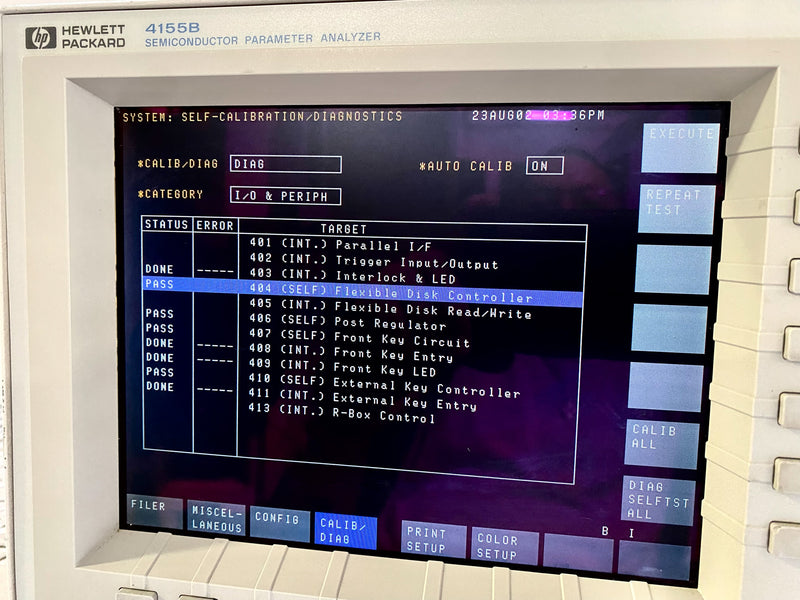 Keysight / Agilent 4155 B Semiconductor Parameter Analyzer
