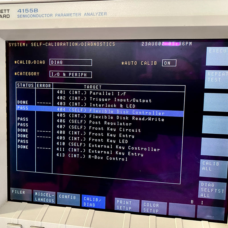 Keysight / Agilent 4155 B Semiconductor Parameter Analyzer