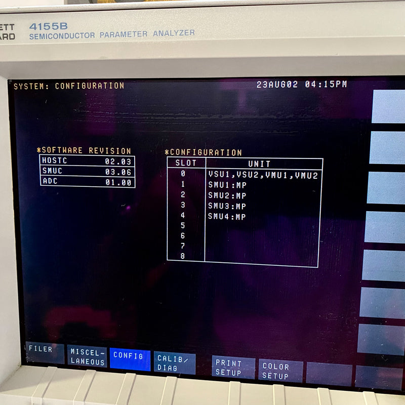 Keysight / Agilent 4155 B Semiconductor Parameter Analyzer