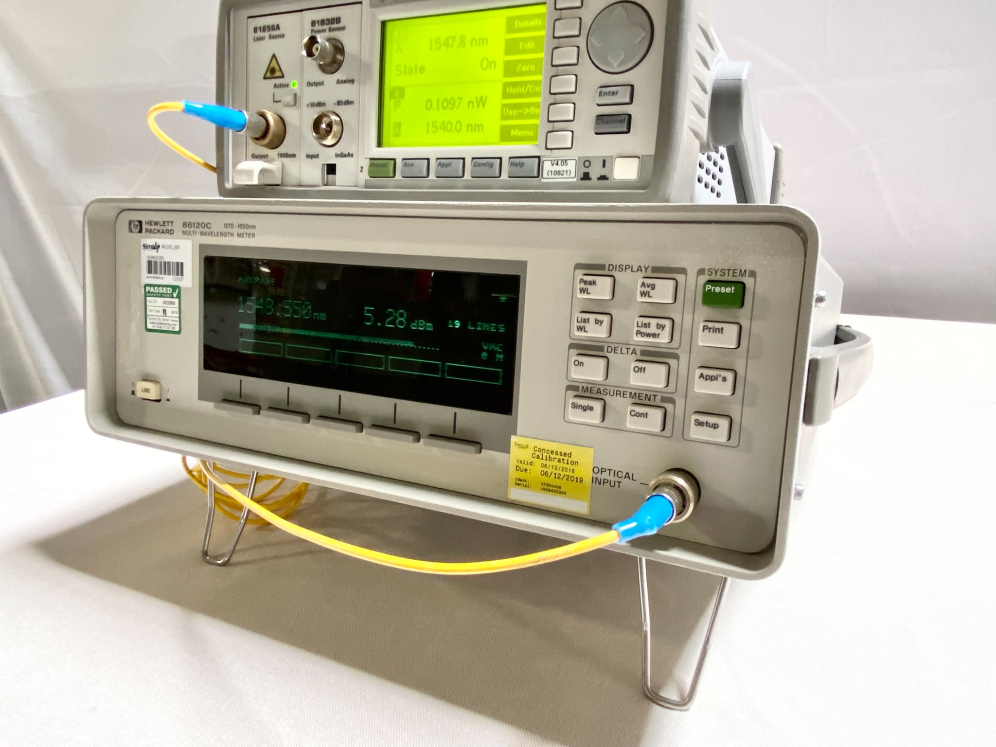 Agilent 86120 C Multi-Wavelength Meter – Bridge Tronic Global