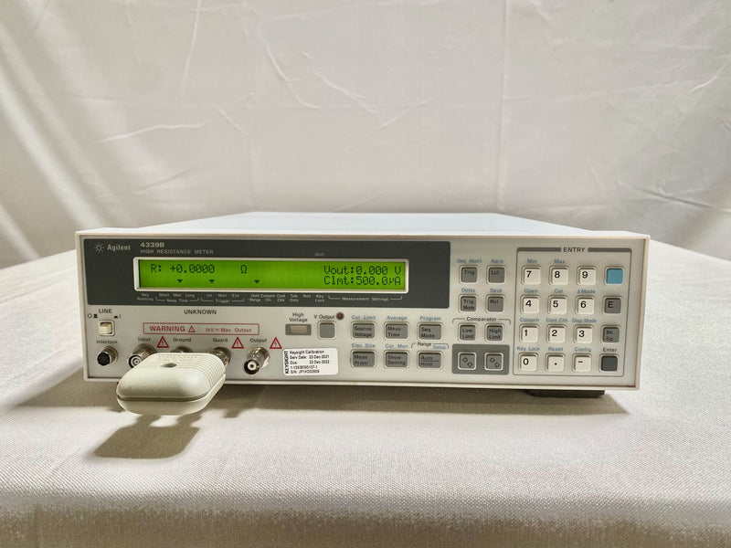 Keysight / Agilent 4339 B High Resistance Meter