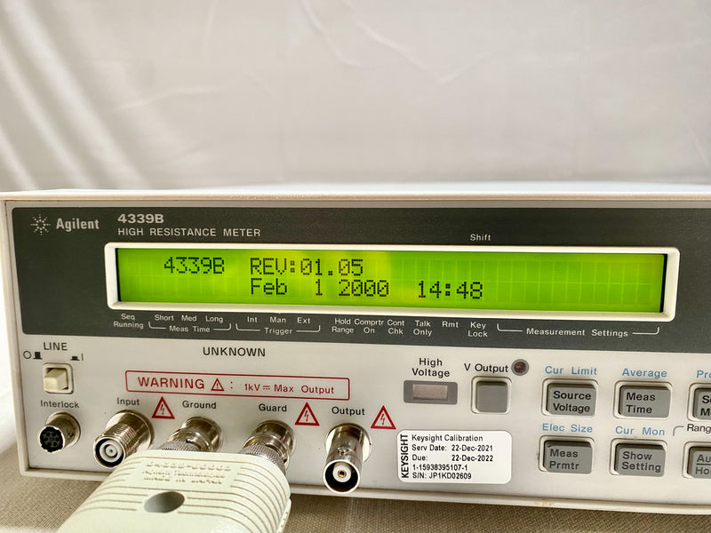 Keysight / Agilent 4339 B High Resistance Meter