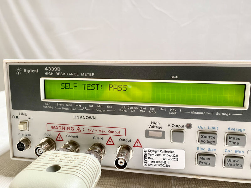 Keysight / Agilent 4339 B High Resistance Meter