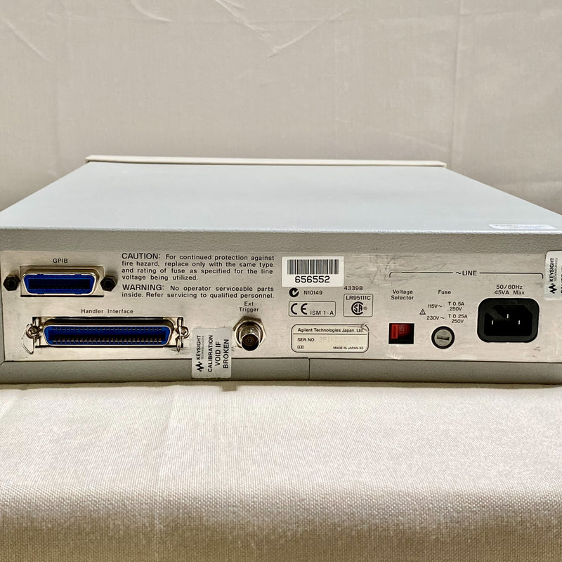 Keysight / Agilent 4339 B High Resistance Meter