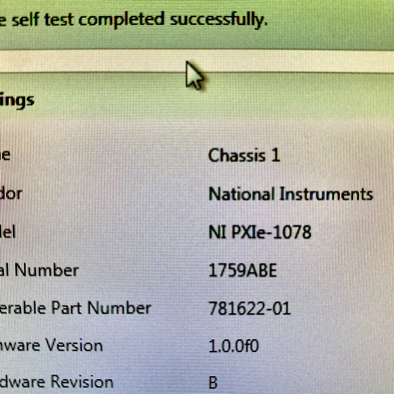 National Instruments NI PXIe-1078 Express Chassis