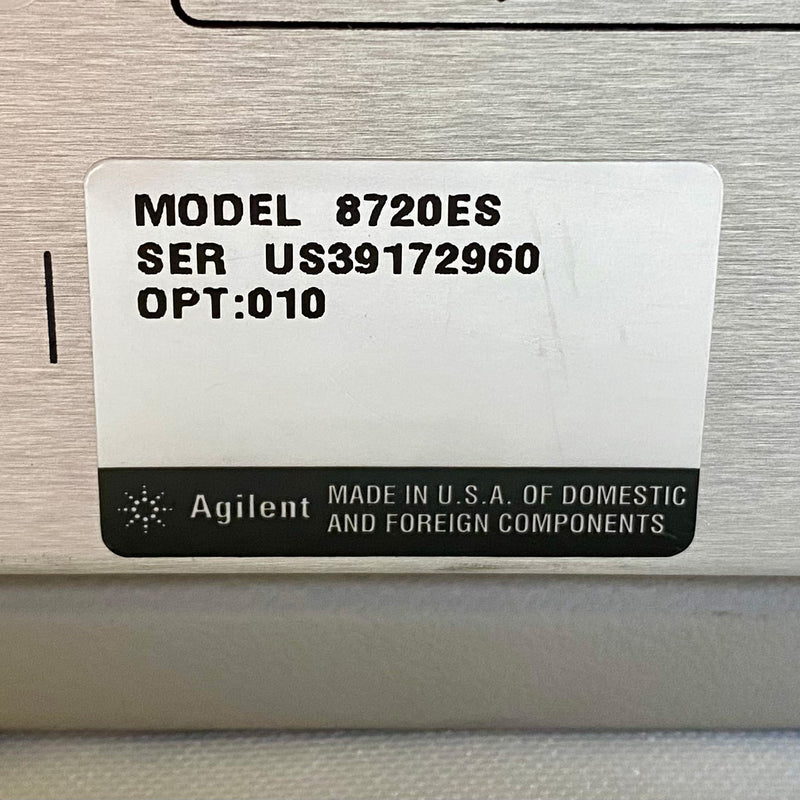 Agilent 8720 ES S Parameter Network Analyzer
