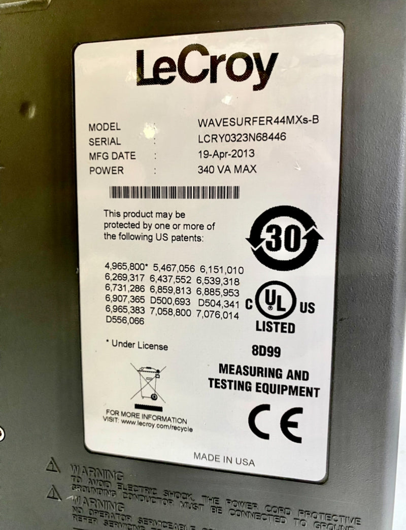 Teledyne LeCroy WaveSurfer MSO 44 MXs-B Mixed Signal Oscilloscope