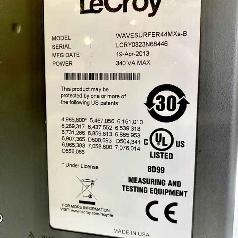 Teledyne LeCroy WaveSurfer MSO 44 MXs-B Mixed Signal Oscilloscope