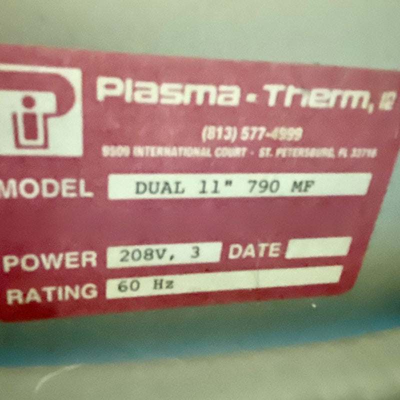 Plasmatherm 790 RIE-PECVD (Reactive Ion Etcher - Plasma-Enhanced Chemical Vapor Deposition)