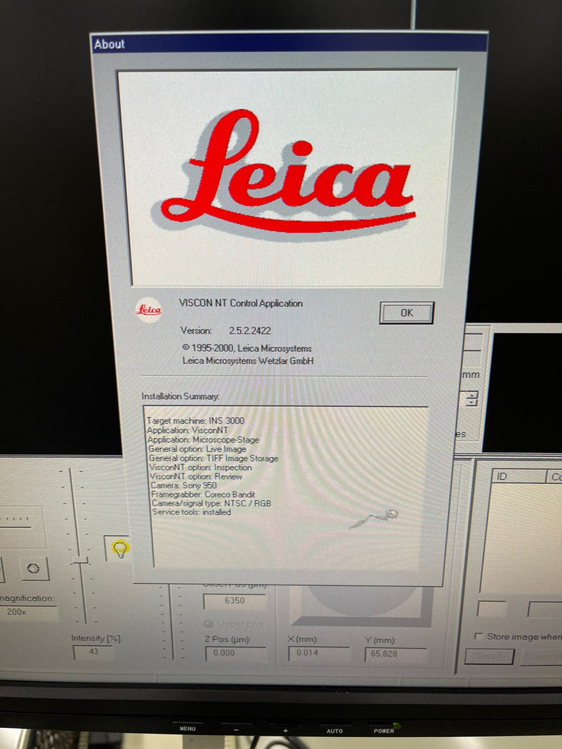 KLA / Leica INS 3000 Optical Inspection Station