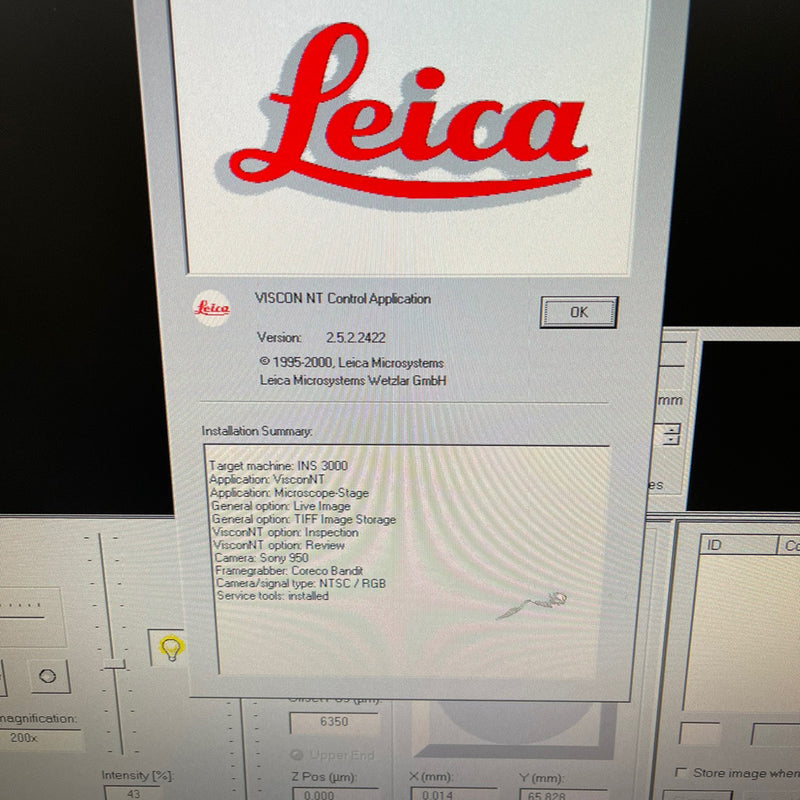 KLA / Leica INS 3000 Optical Inspection Station