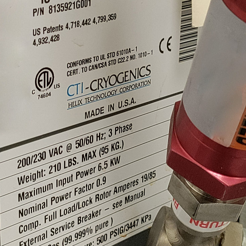 CTI IS 1000 Compressor
