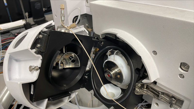 Agilent 6520 Q-TOF MS (Quadrupole–Time-of-Flight Mass Spectrometry)